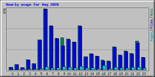 Hourly usage for May 2026